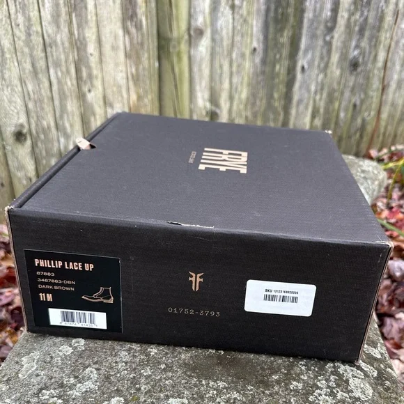 Frye Men’s Phillip Lace Up Work Boots (Dark Brown) - Size 11M (NWT) - Picture 14 of 15